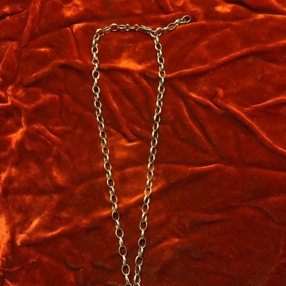 Garnet 925 W/ 18K Accents Italy Pendant W/ 925 Adjustable Italy Rolo 18" Chain - Picture 9 of 15